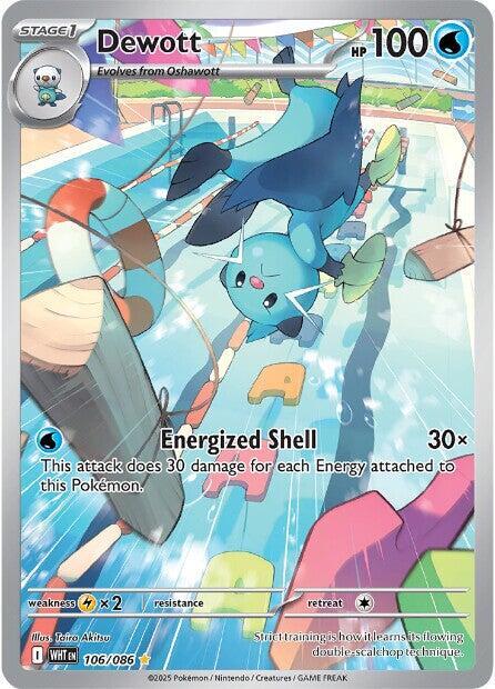 Pokemon Dewott 106/86 White Flare