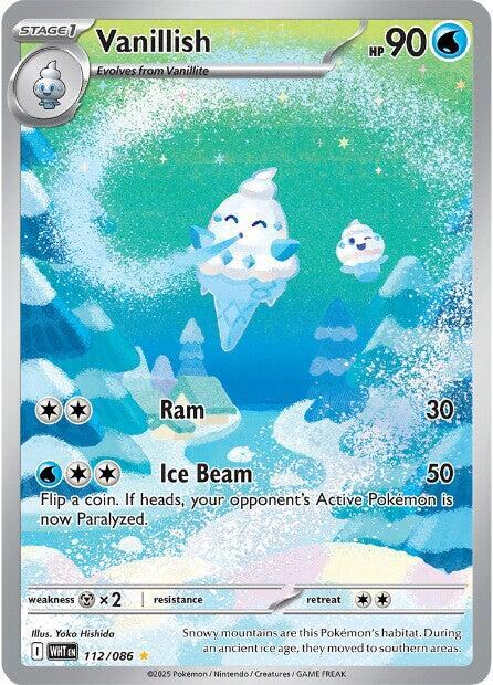 Pokemon Vanillish 112/86 White Flare