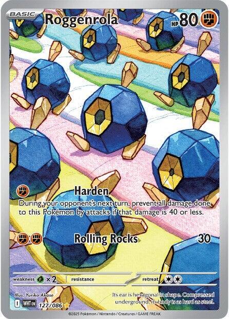Pokemon Roggenrola 127/86 White Flare