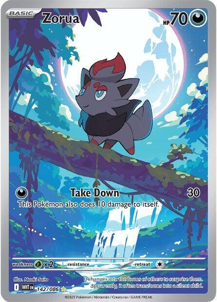Pokemon Zorua 142/86 White Flare