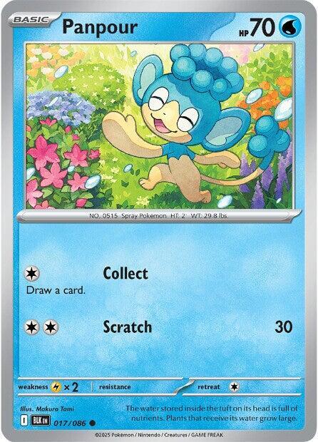 Pokemon Panpour (Poké Ball) 17/86 Black Bolt