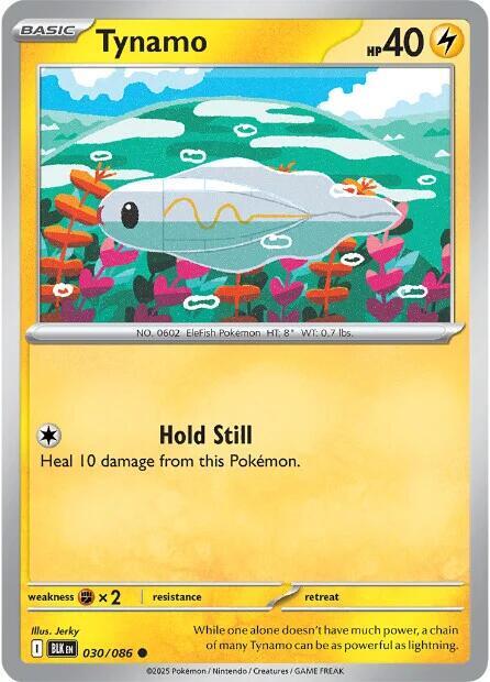 Pokemon Tynamo (Master Ball) 30/86 Black Bolt