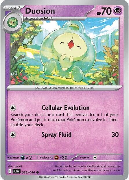 Pokemon Duosion (Poké Ball) 38/86 Black Bolt