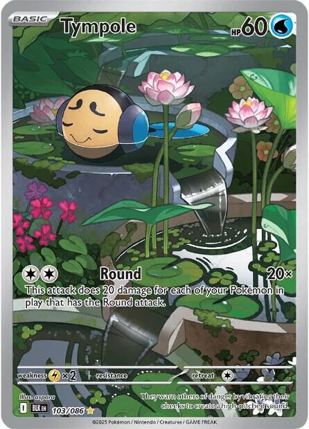 Pokemon Tympole 103/86 Black Bolt