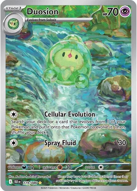 Pokemon Duosion 119/86 Black Bolt
