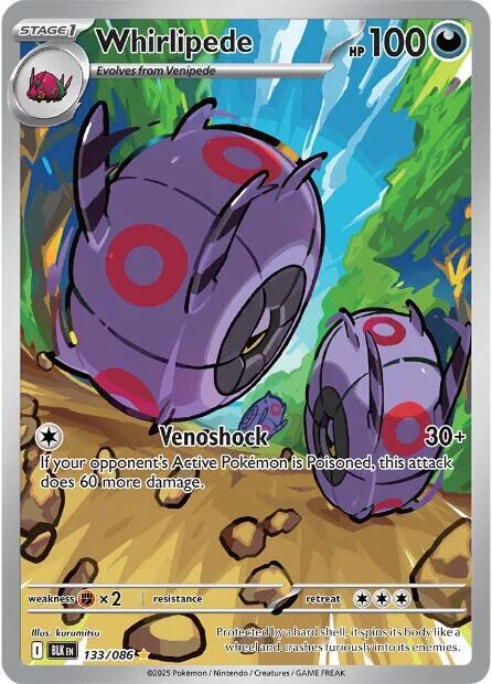 Pokemon Whirlipede 133/86 Black Bolt