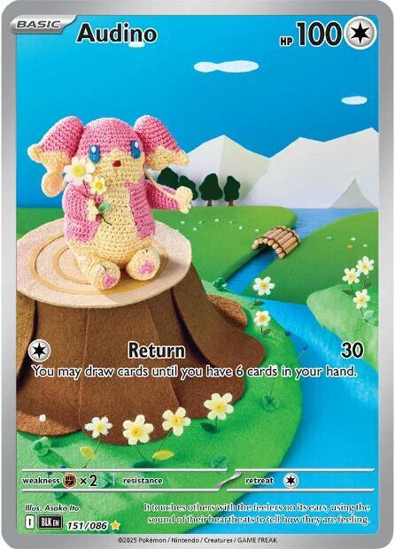 Pokemon Audino 151/86 Black Bolt