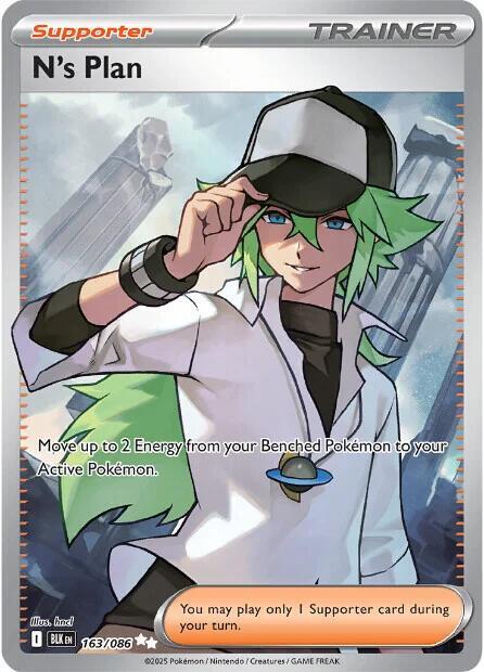 Pokemon N's Plan 163/86 Black Bolt