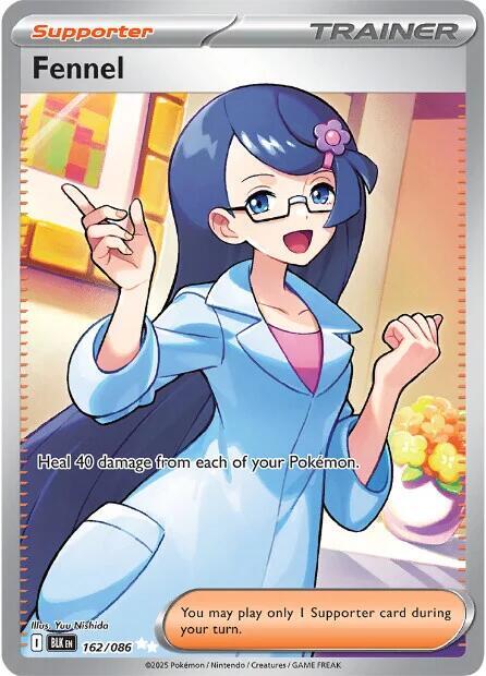 Pokemon Fennel 162/86 Black Bolt