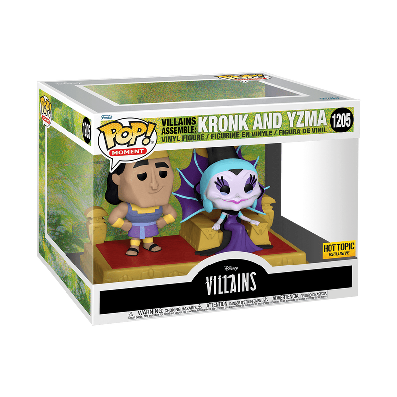 Funko Pop! Disney Villains Assemble Kronk & Yzma #1205 Hot Topic Exclusive