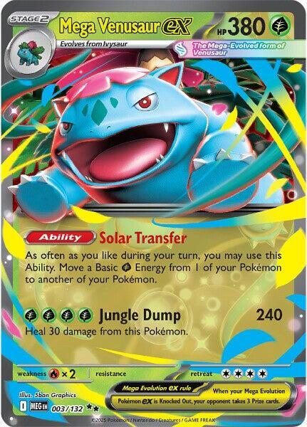 Pokemon Mega Venusaur ex 003/188 Mega Evolution