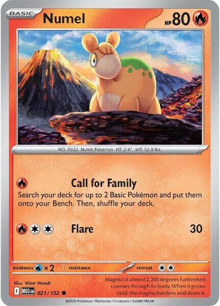 Pokemon Numel 021/188 Mega Evolution