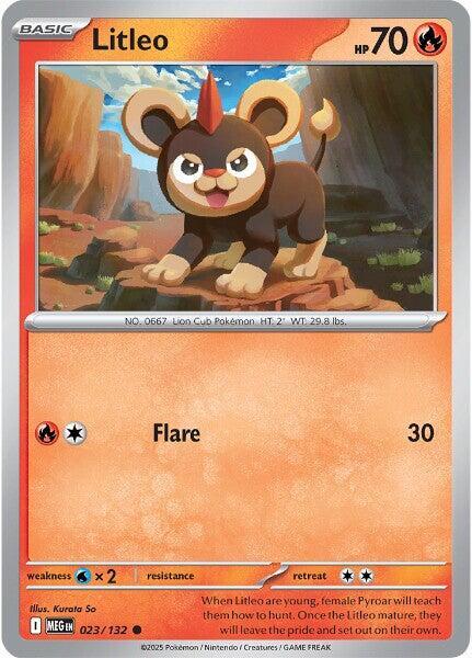 Pokemon Litleo 023/188 Mega Evolution