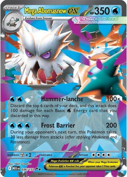 Pokemon Mega Abomasnow ex 036/188 Mega Evolution