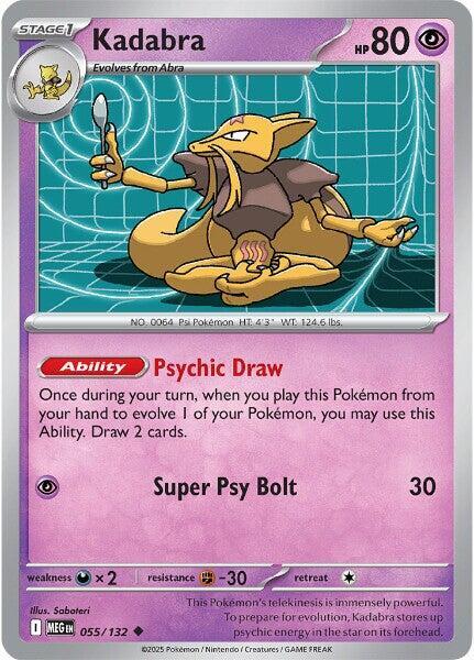 Pokemon Kadabra 055/188 Mega Evolution
