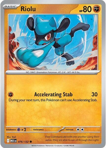 Pokemon Riolu 076/188 Mega Evolution