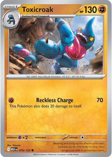 Pokemon Toxicroak 079/188 Mega Evolution