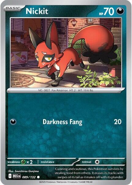 Pokemon Nickit 089/188 Mega Evolution