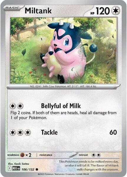 Pokemon Miltank 106/188 Mega Evolution