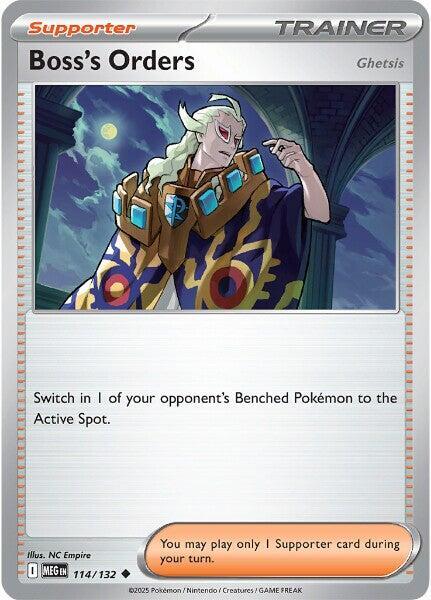 Pokemon Boss’s Orders (Ghetsis) 114/132 Mega Evolution