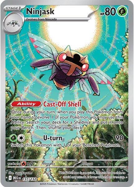 Pokemon Ninjask 137/188 Mega Evolution