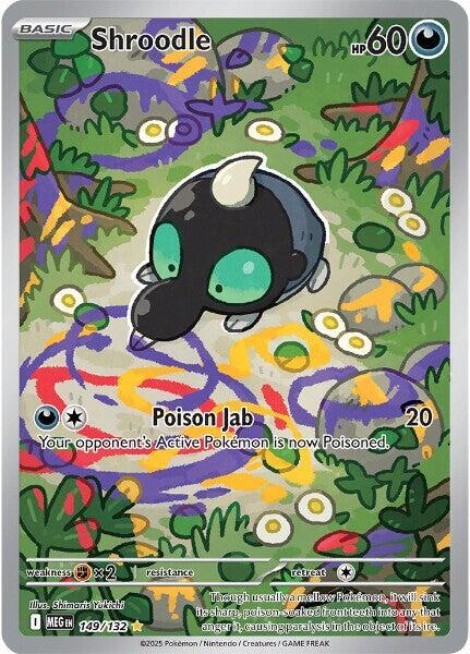 Pokemon Shroodle 149/188 Mega Evolution