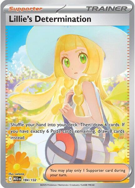 Pokemon Lillie’s Determination 184/188 Mega Evolution
