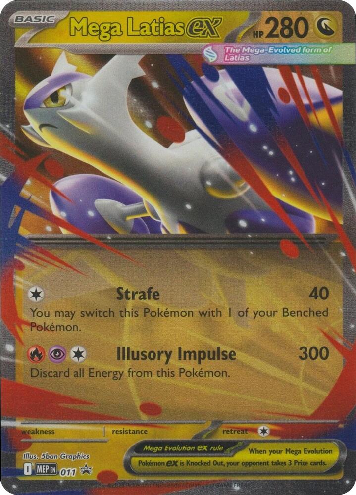 Pokemon Mega Latias ex MEP011 Mega Evolution Promos