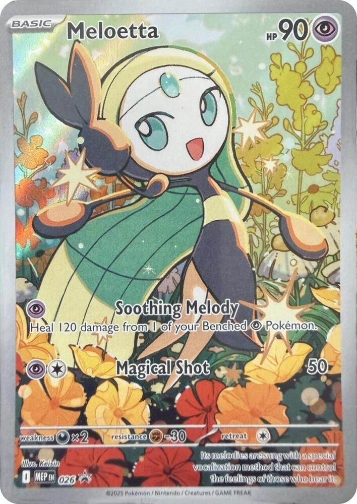 Pokemon Meloetta MEP26 Mega Evolution Promos