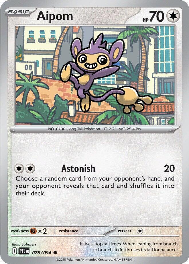 Pokemon Aipom 078/094 Phantasmal Flames