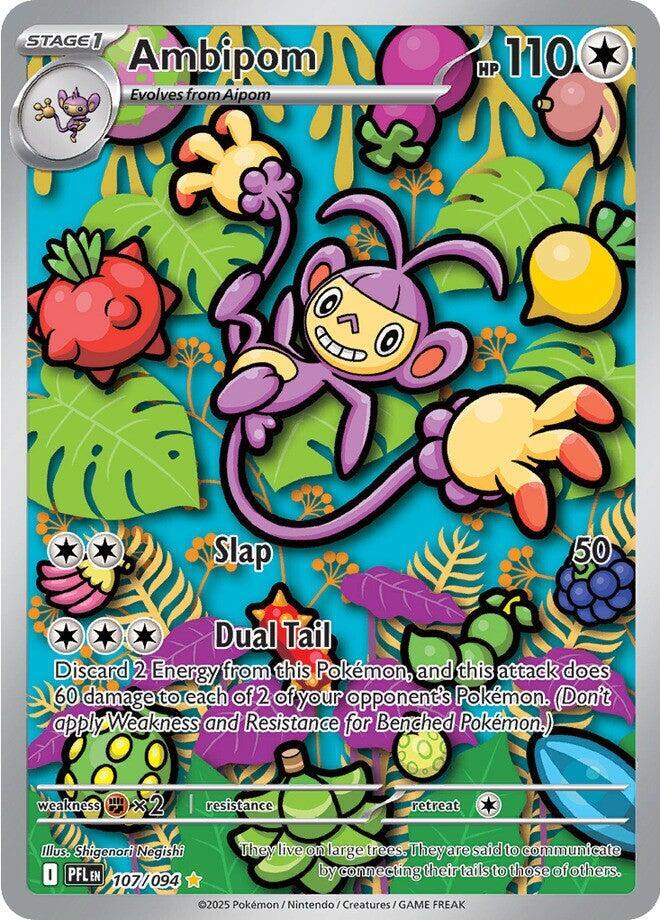 Pokemon Ambipom 107/094 Phantasmal Flames
