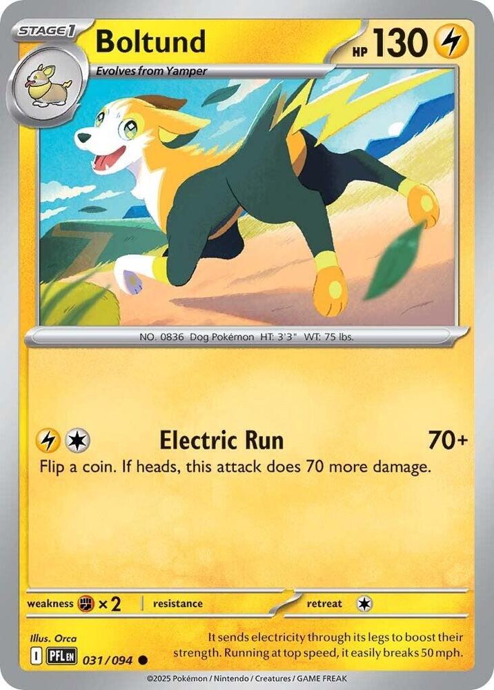 Pokemon Boltund 031/094 Phantasmal Flames