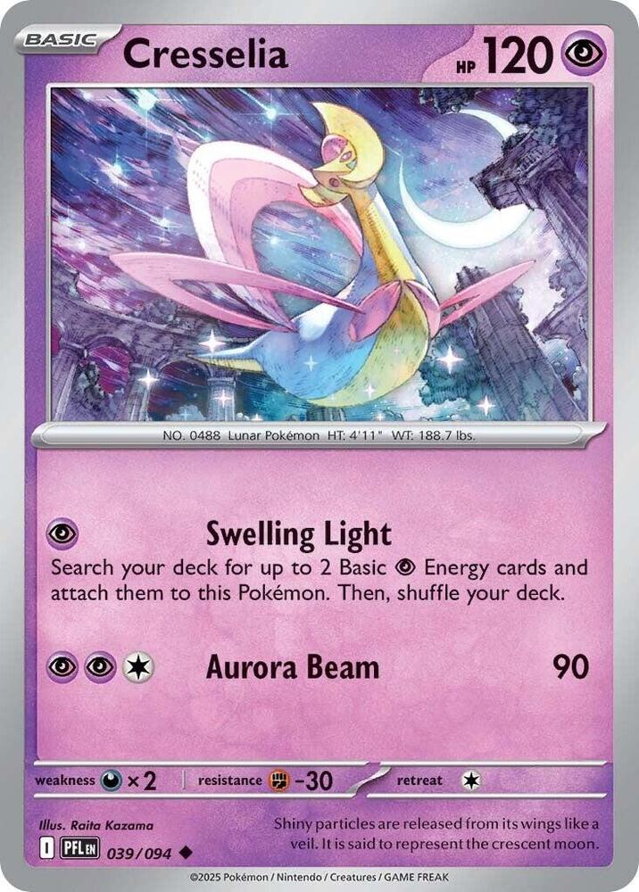 Pokemon Cresselia 039/094 Phantasmal Flames