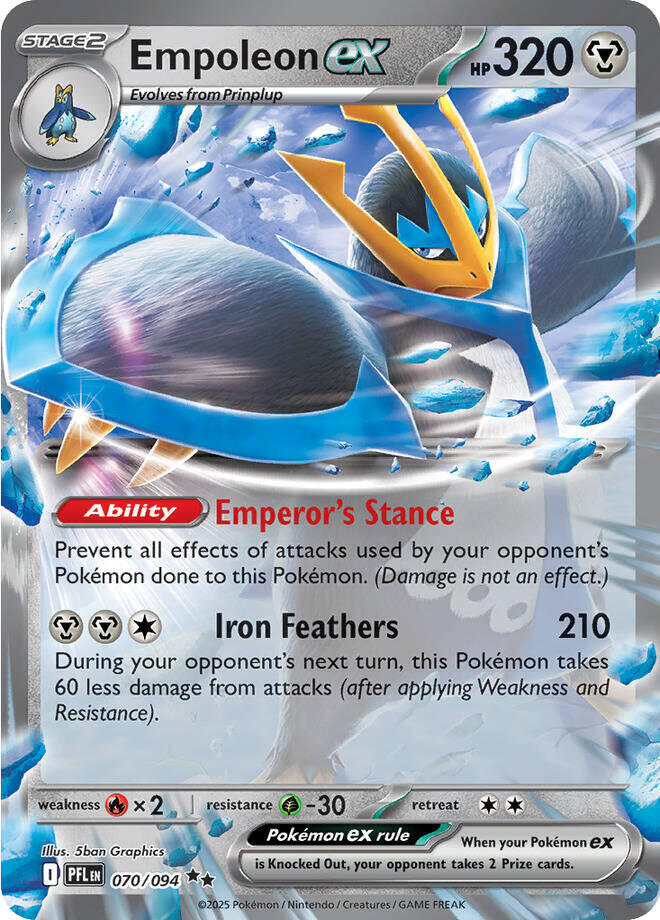 Pokemon Empoleon ex 070/094 Phantasmal Flames