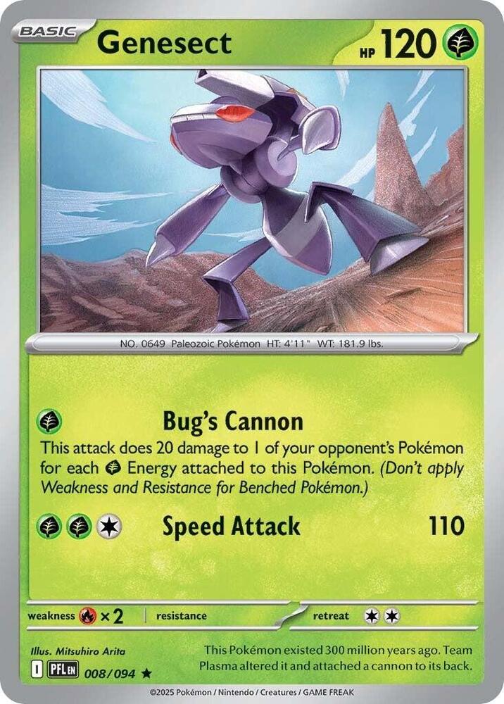 Pokemon Genesect 008/094 Phantasmal Flames