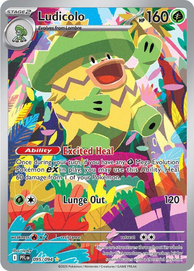 Pokemon Ludicolo 095/094 Phantasmal Flames