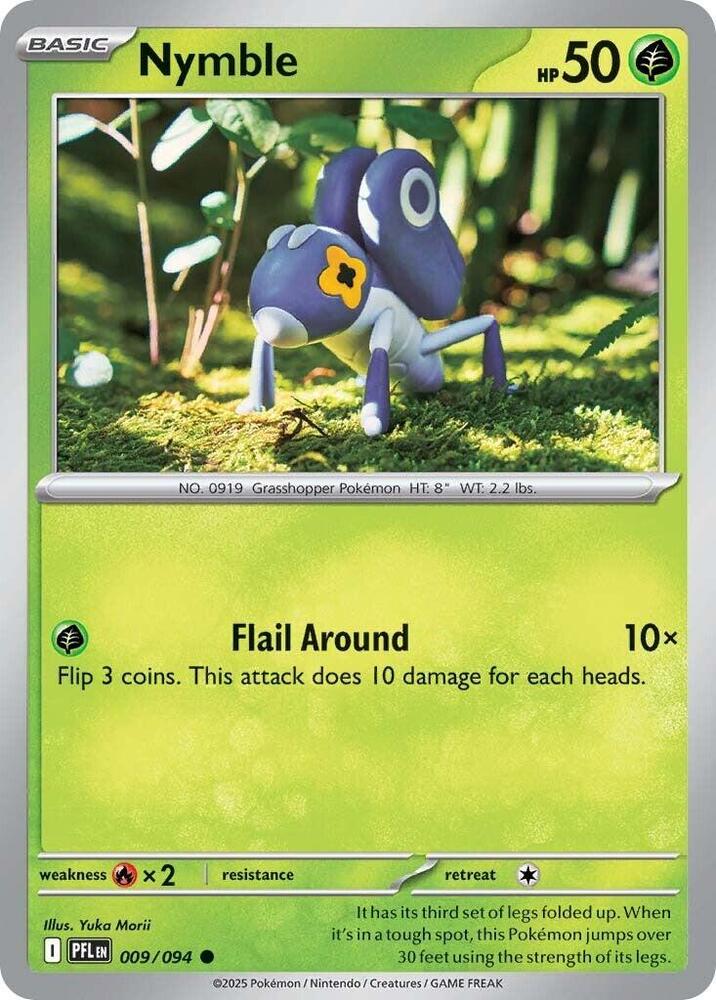 Pokemon Nymble 009/094 Phantasmal Flames