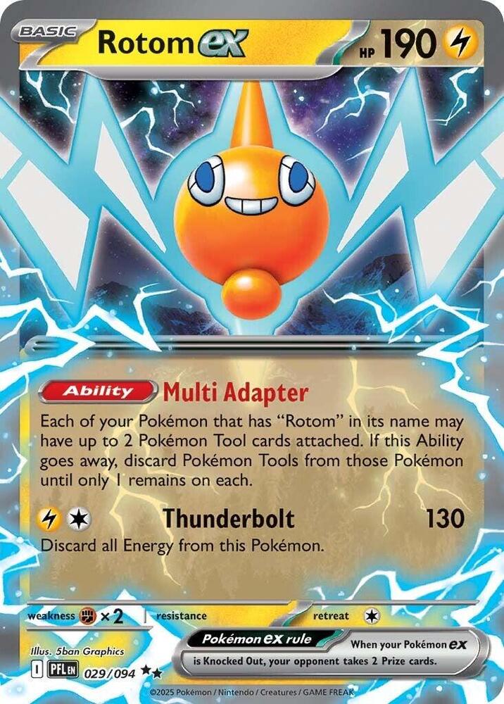 Pokemon Rotom ex 029/094 Phantasmal Flames