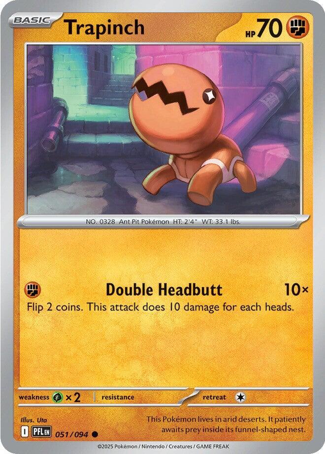 Pokemon Trapinch 051/094 Phantasmal Flames