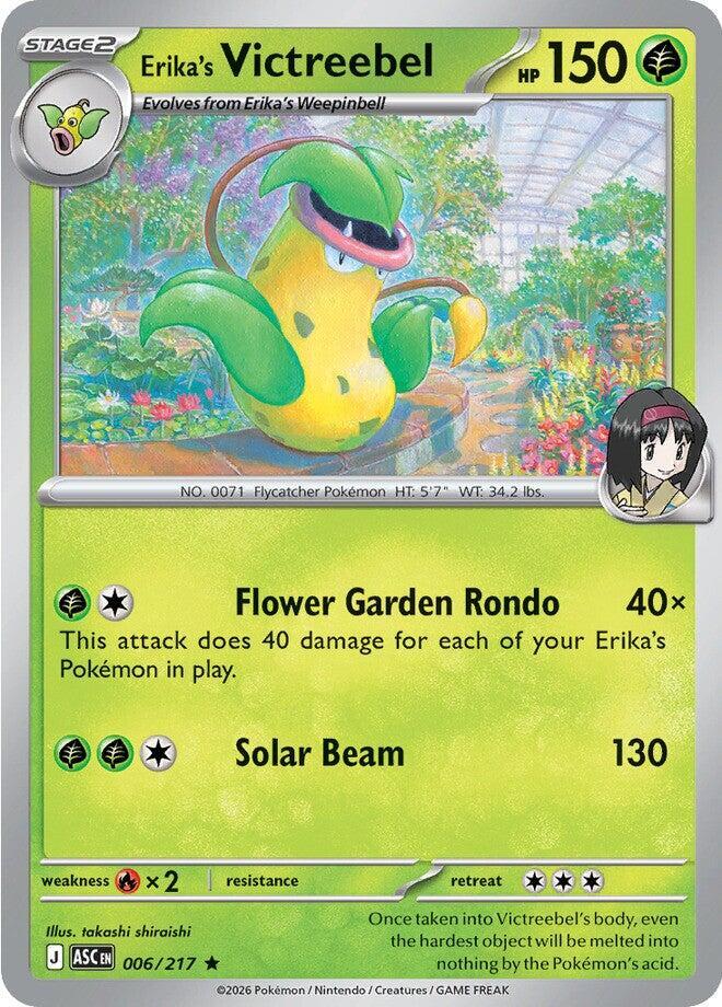 Pokemon Erika’s Victreebel 6/217 Ascended Heroes