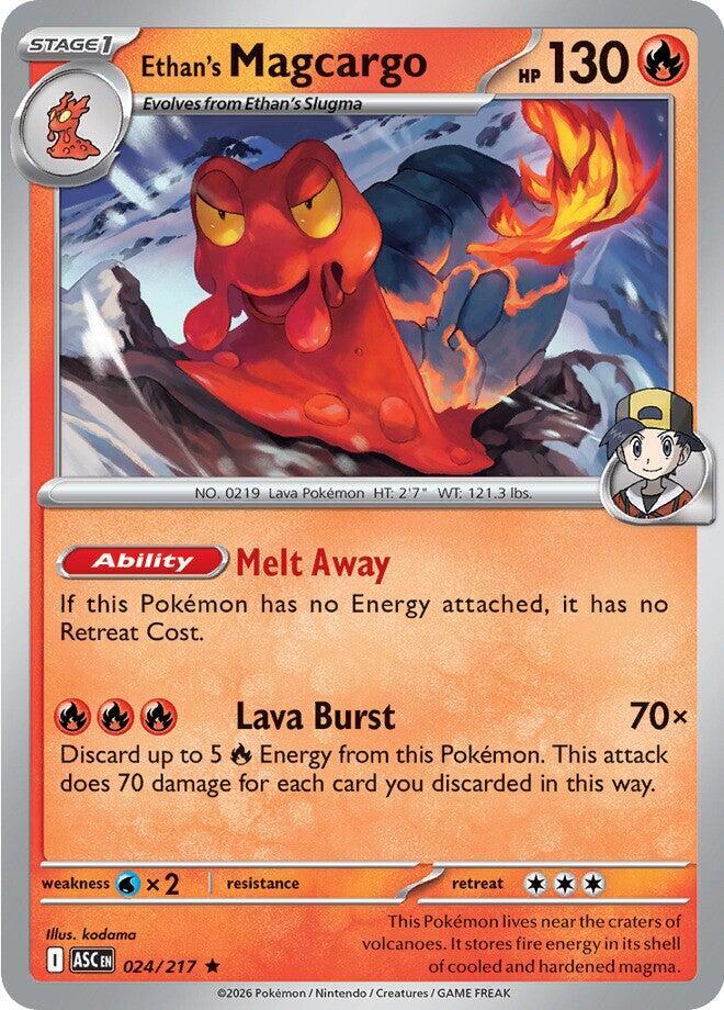 Pokemon Ethan’s Magcargo 24/217 Ascended Heroes