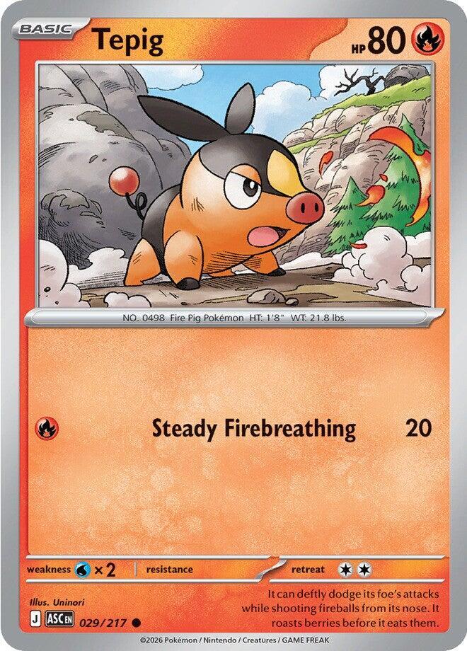 Pokemon Tepig 29/217 Ascended Heroes