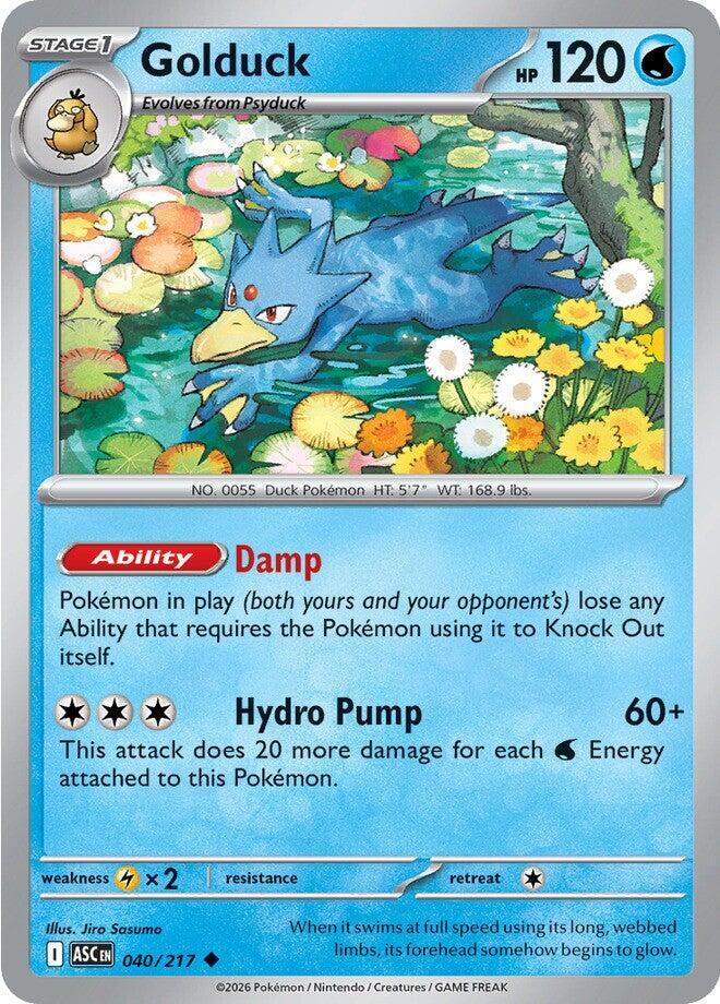 Pokemon Golduck 40/217 Ascended Heroes