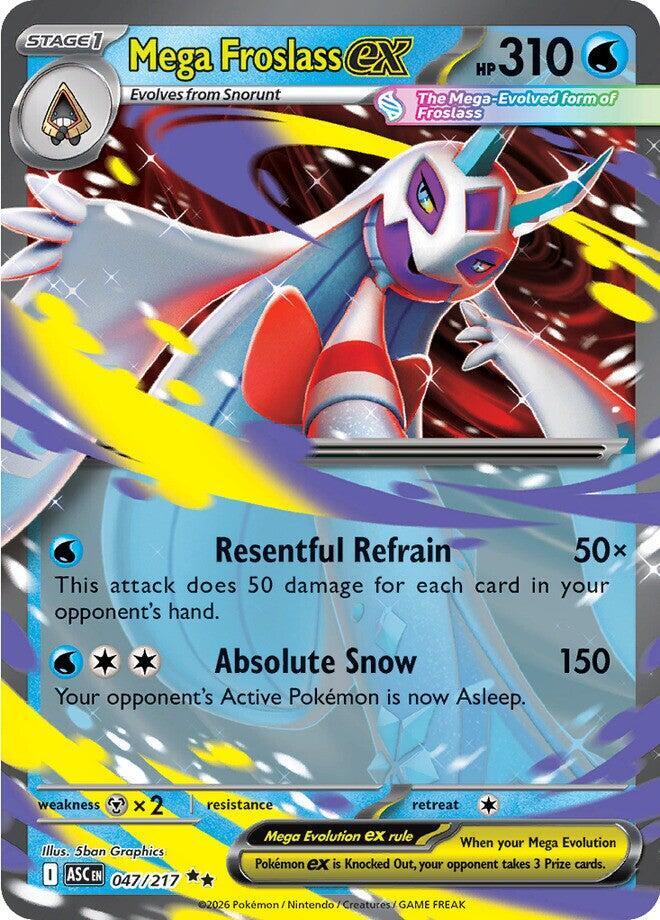 Pokemon Mega Froslass ex 47/217 Ascended Heroes