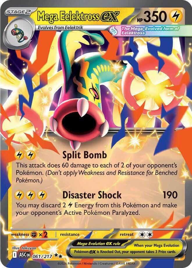 Pokemon Mega Eelektross ex 61/217 Ascended Heroes