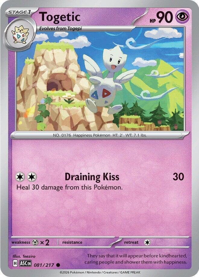 Pokemon Togetic 81/217 Ascended Heroes