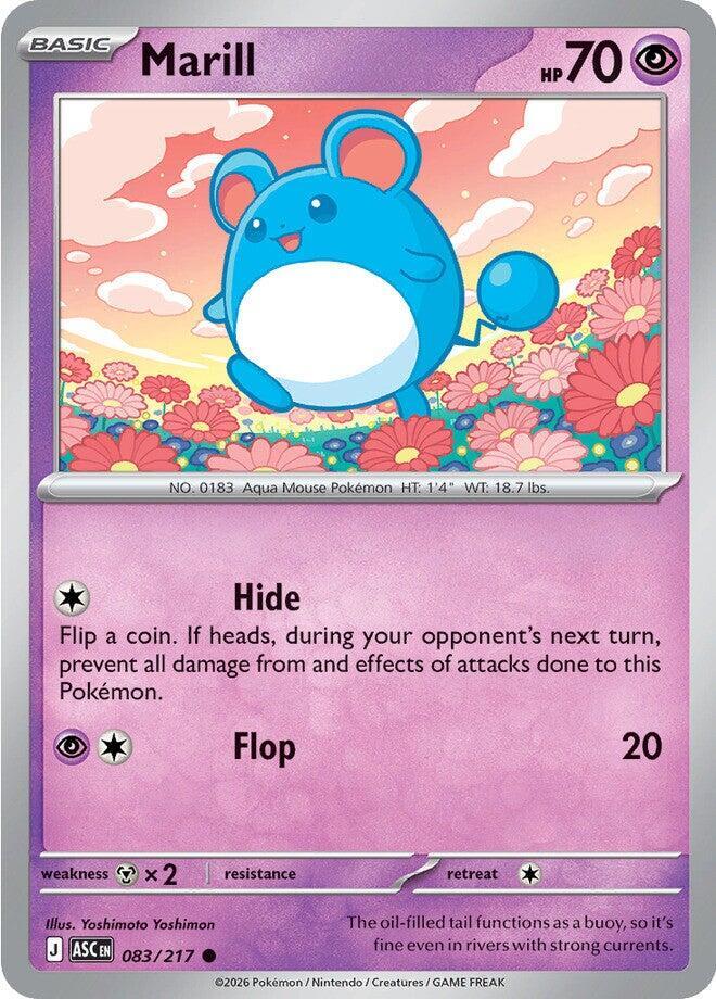 Pokemon Marill 83/217 Ascended Heroes