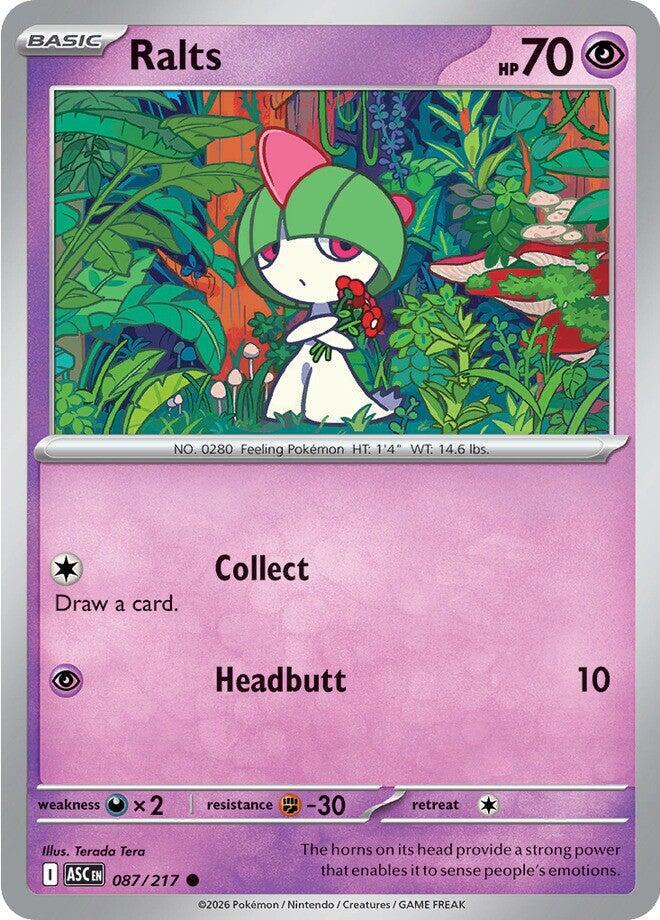 Pokemon Ralts 87/217 Ascended Heroes