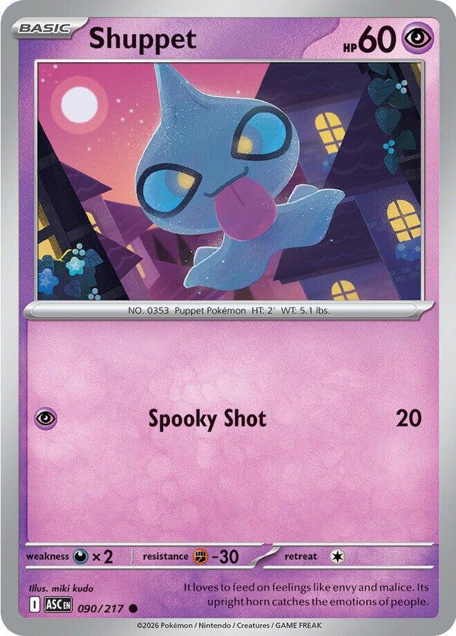 Pokemon Shuppet 90/217 Ascended Heroes