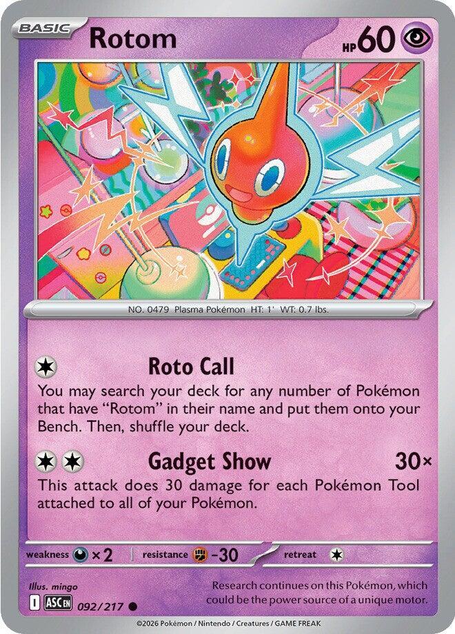 Pokemon Rotom 92/217 Ascended Heroes